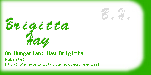 brigitta hay business card